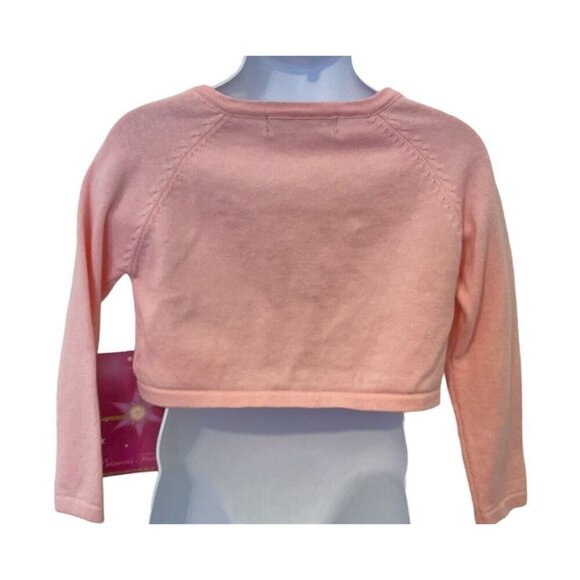 Princess Faith Toddler Girls Floral Cardigan Size 4T Pink Long Sleeve - Picture 5 of 12